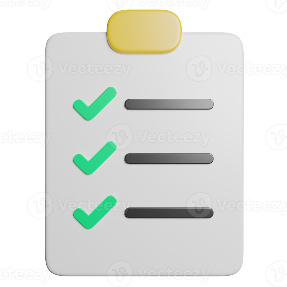 Wellness Clipboard Document List png