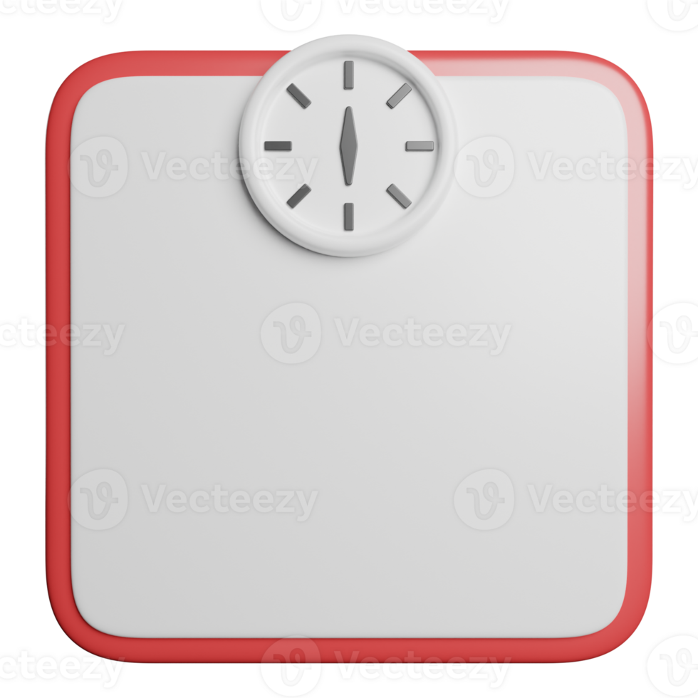 Weight Scale Wellness Machine png