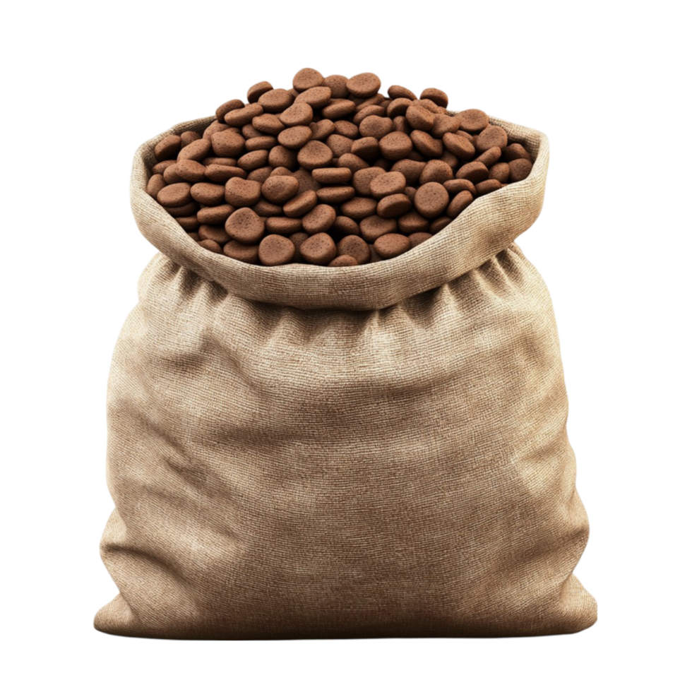 Chocolate Beans in Sack png