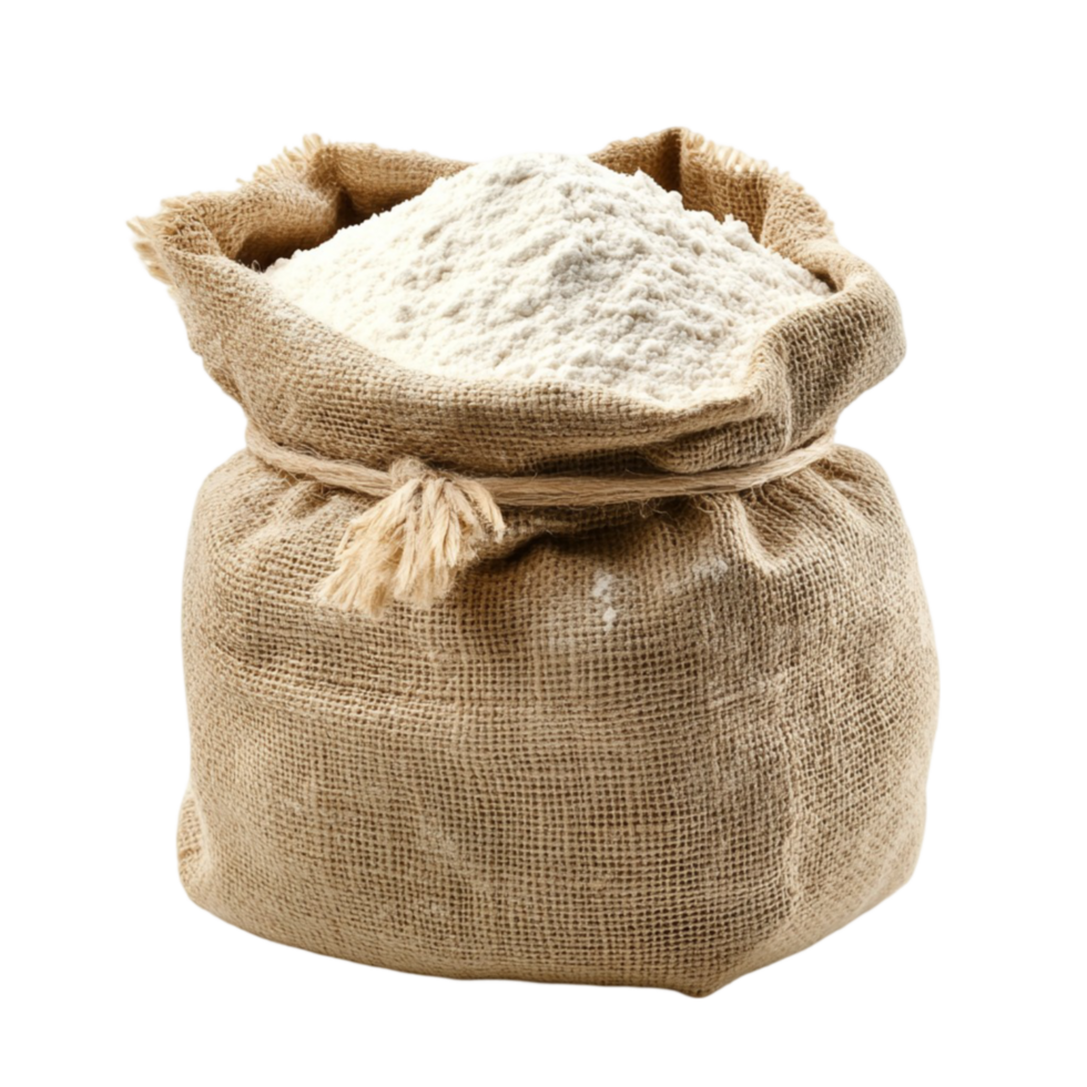 Bag of Flour on Transparent Background png