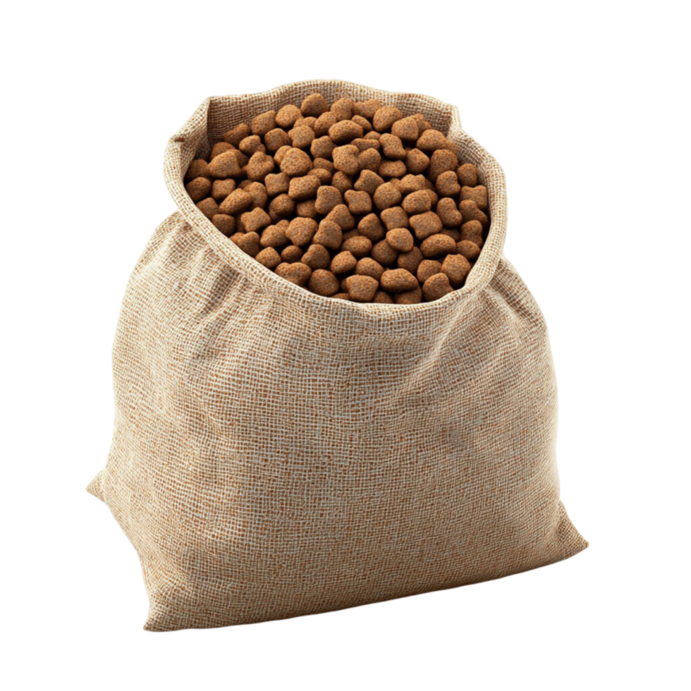 Sack of Animal Feed Pellets png