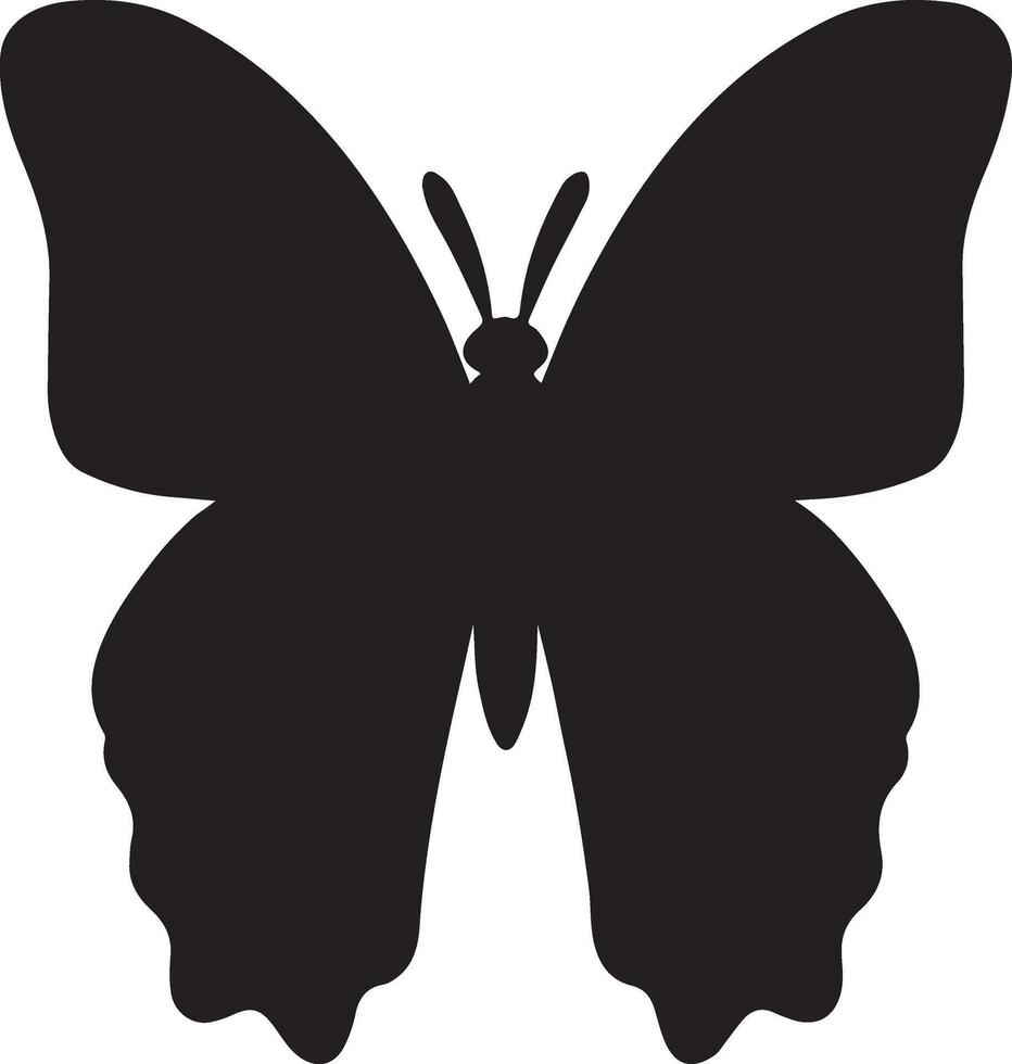 Butterfly silhouette design vector