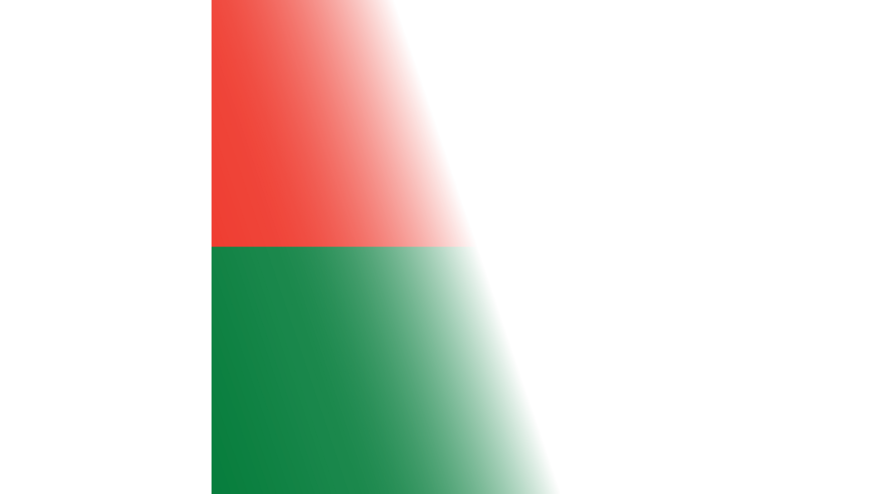 Transparent Madagascar flag banner png