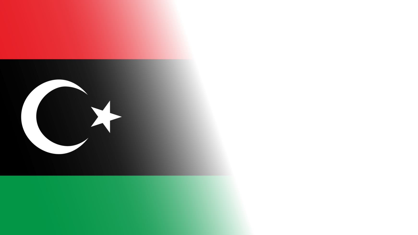 Transparent Libya flag banner flag banner png
