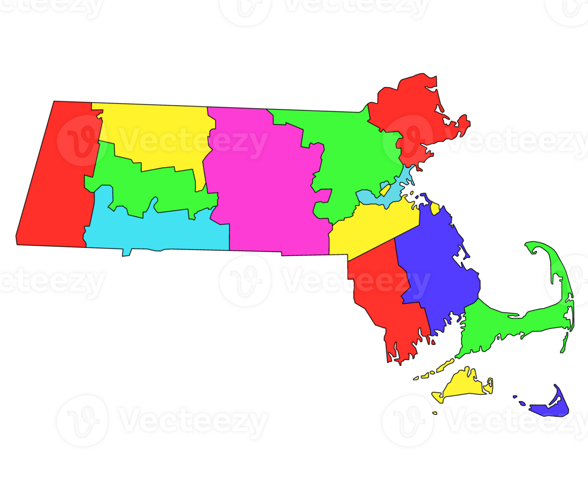 Massachusetts state map png