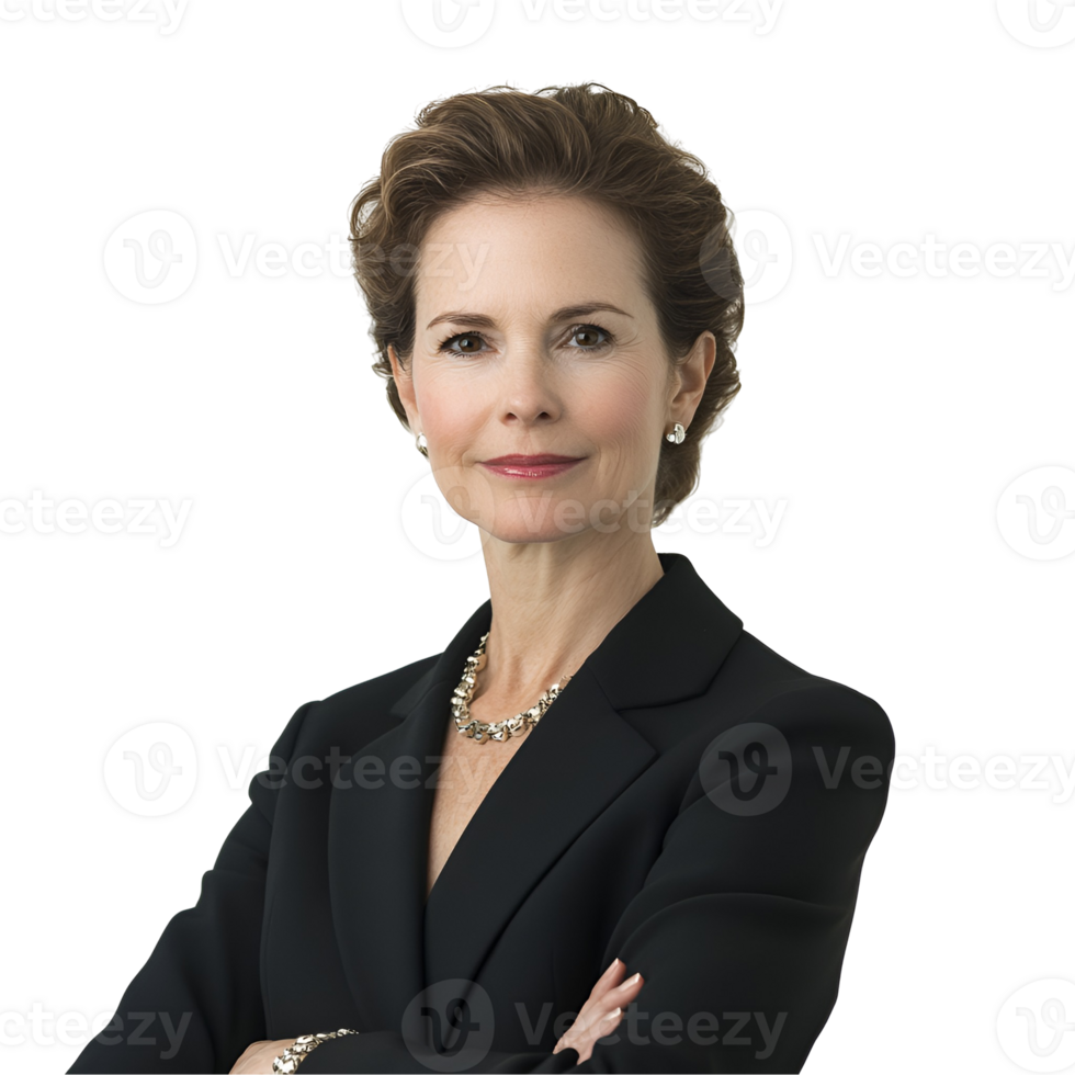 Caucasian Woman Executive Making Decision png