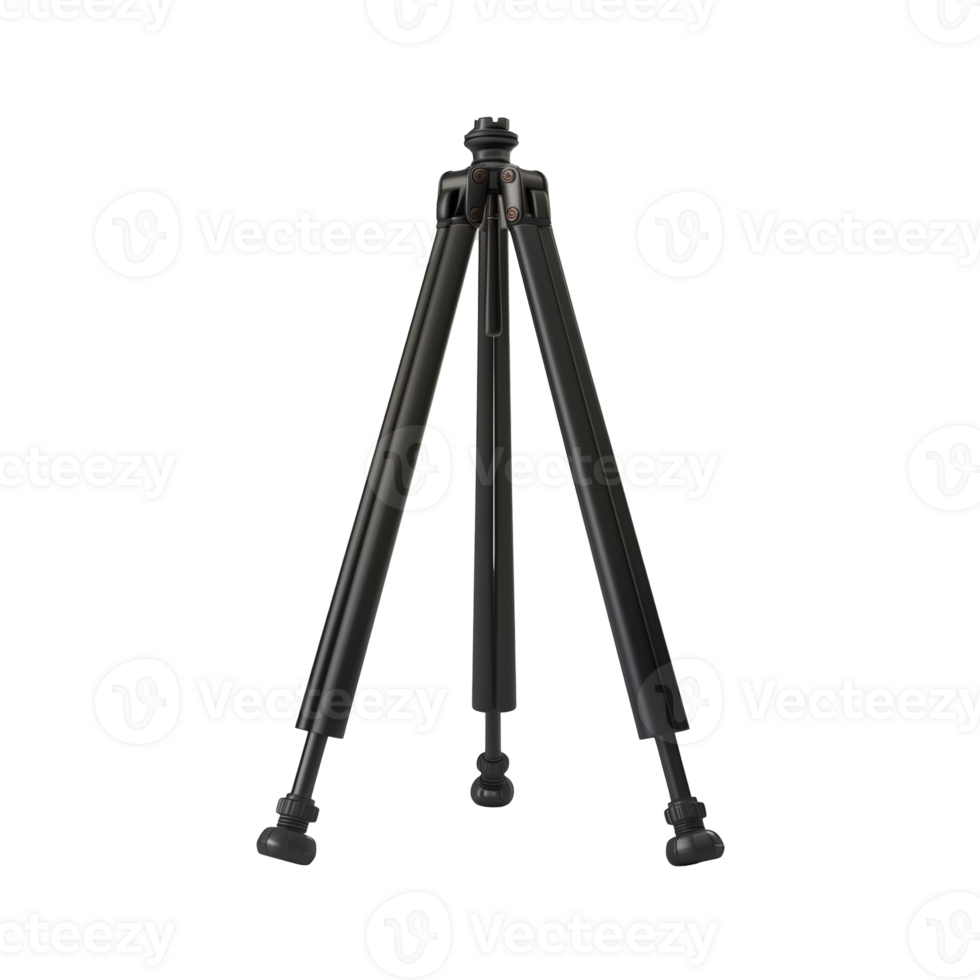 Black and White Tripod Model on Studio Table png