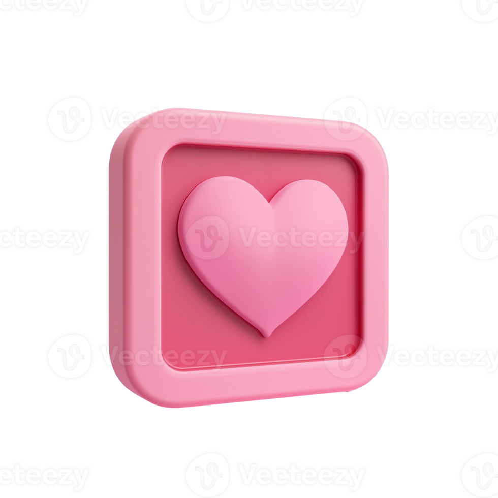 Share Button with Heart Icon png
