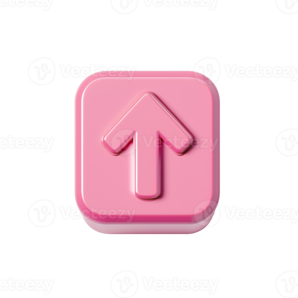 Upload Button With Arrow Icon png