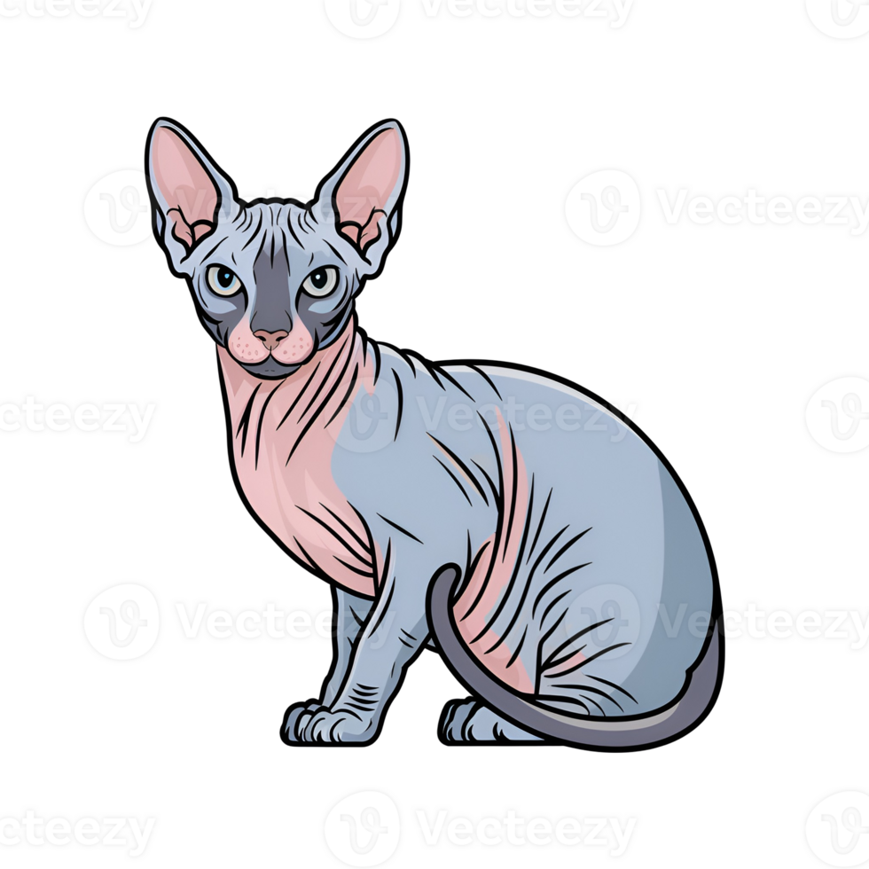 Sphynx Cat Illustration png