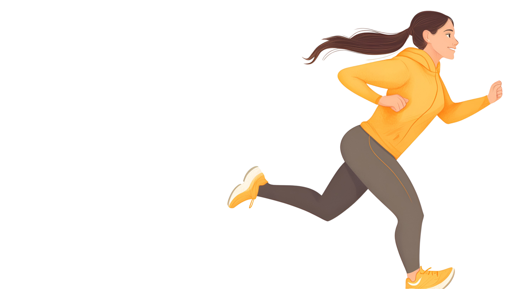 Running Girl Transparent Background png