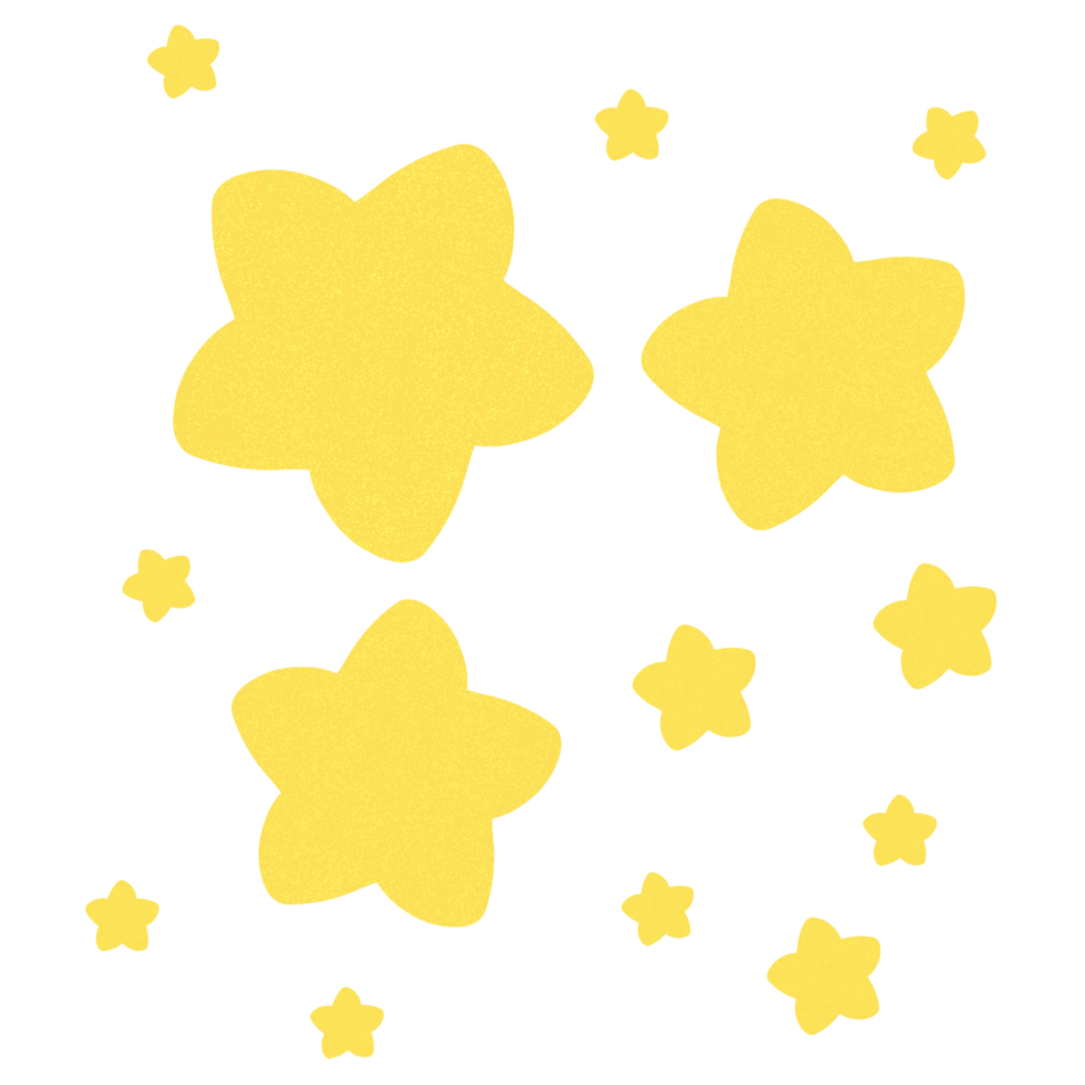 Yellow Little Stars png