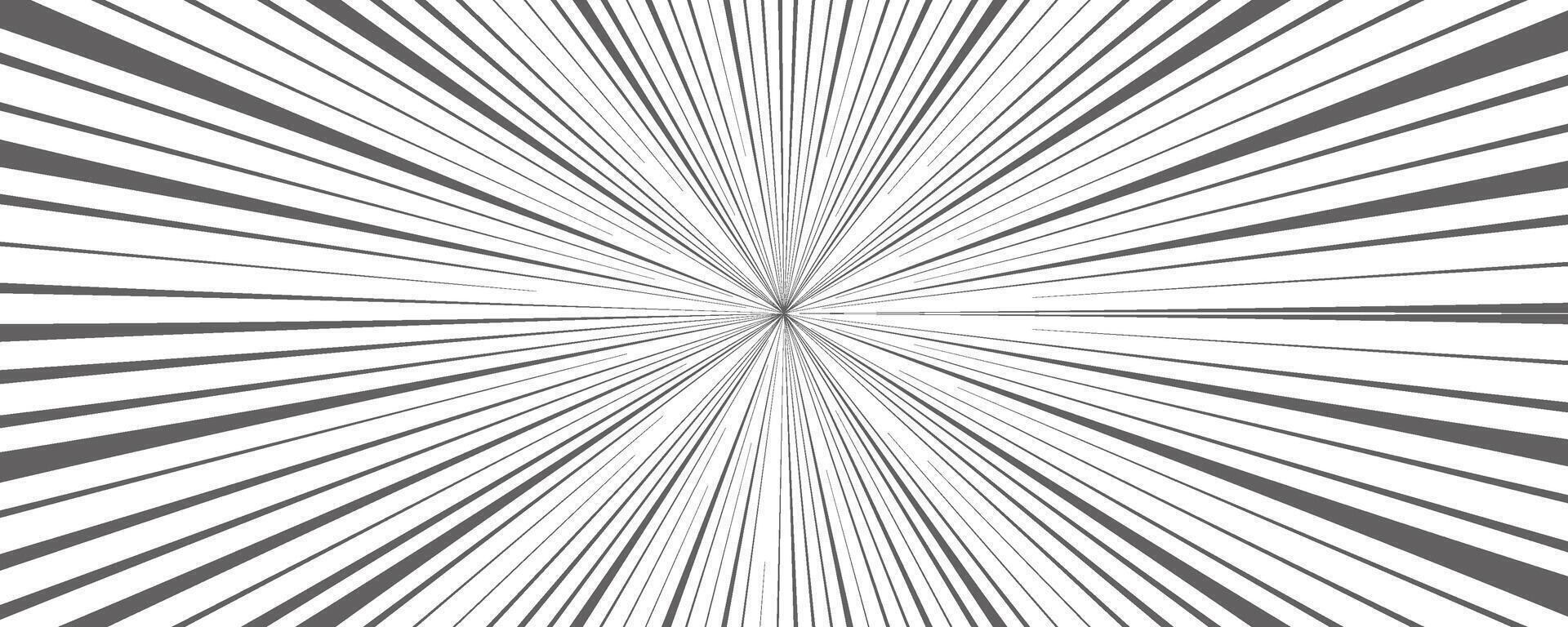 Sun rays background. Radial abstract comic pattern. Explosion abstract lines backdrop vector