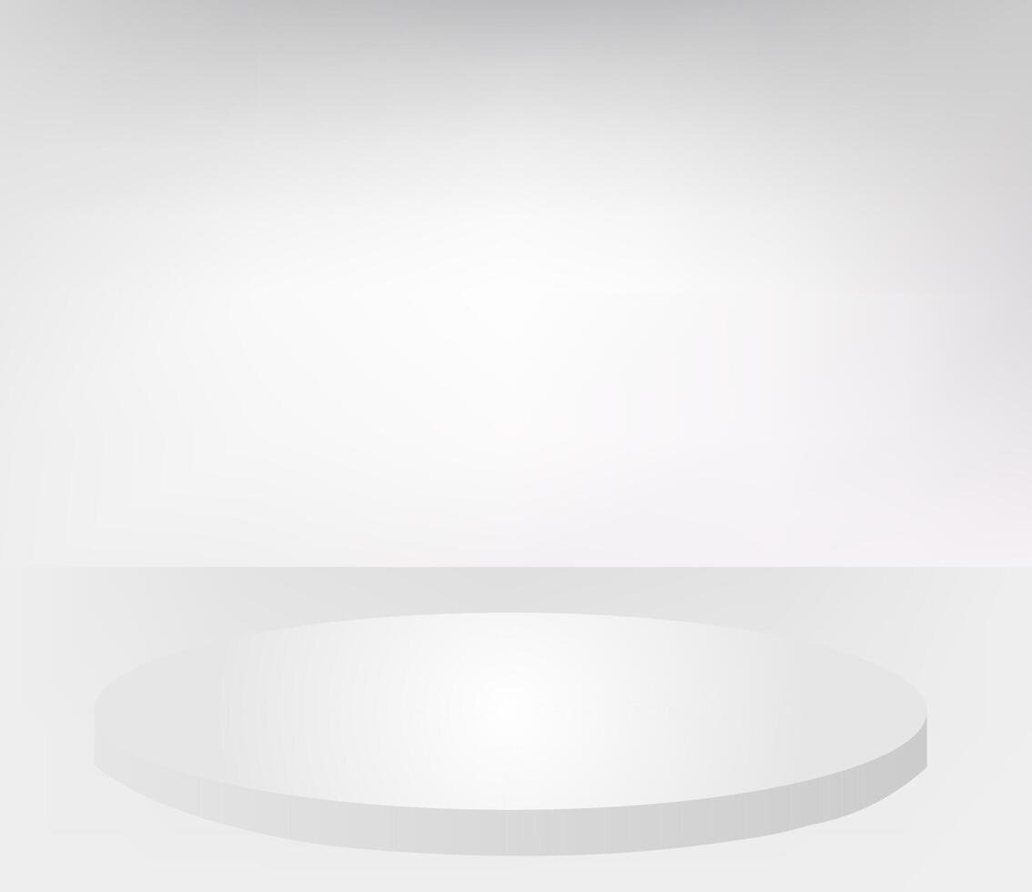 Abstract white grey color circle and light effect background. Wallpaper design vector