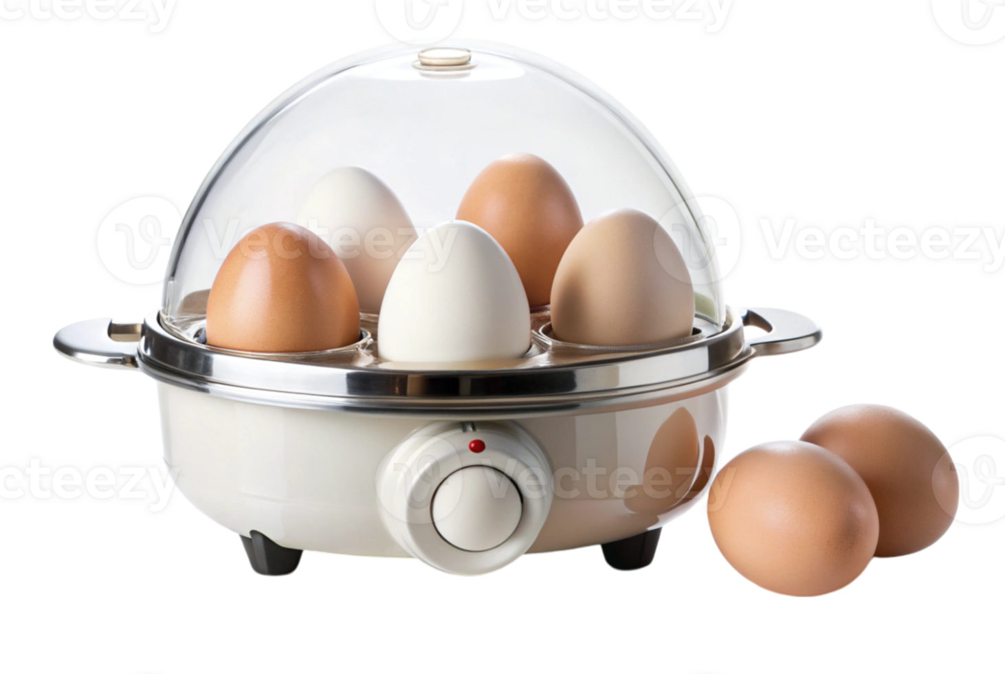 Electric egg cooker makes breakfast quick and easy png