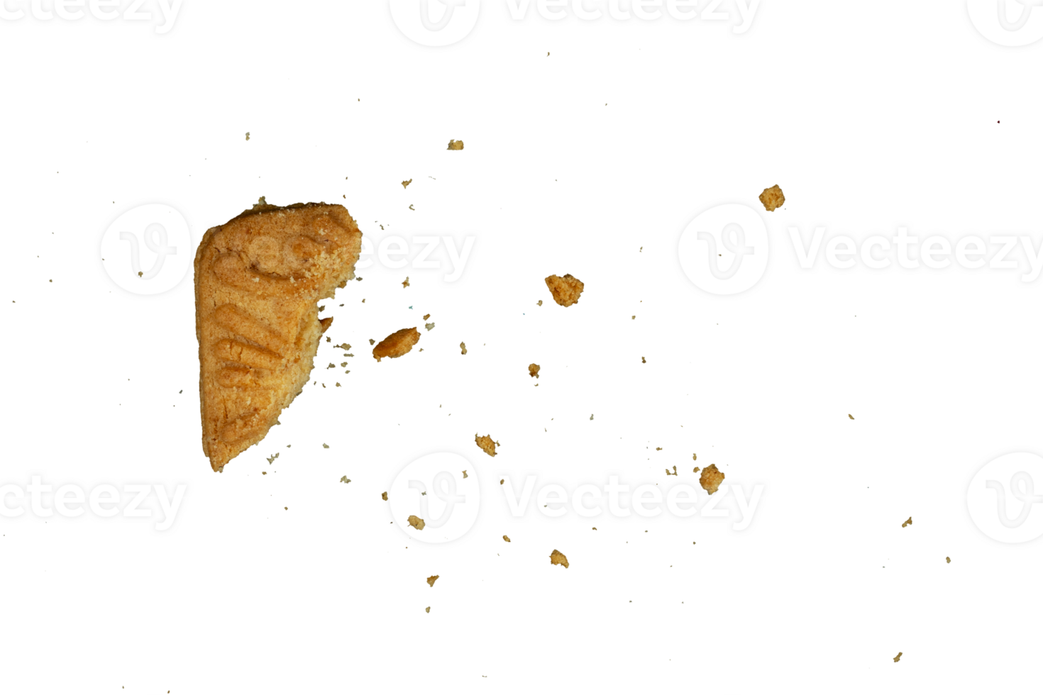 biscuit crumbs particle isolated element png