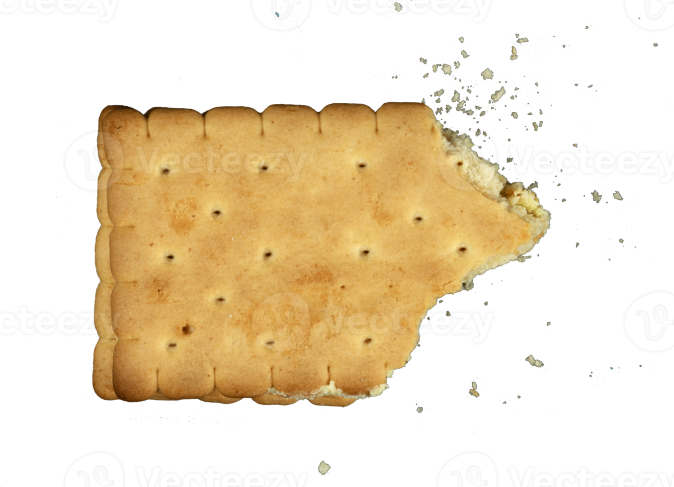 bite of butter biscuits isolated background png