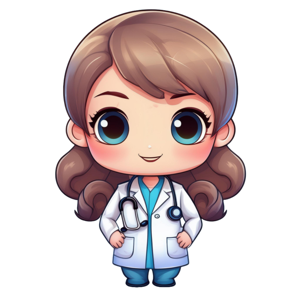 Female Doctor Cartoon png