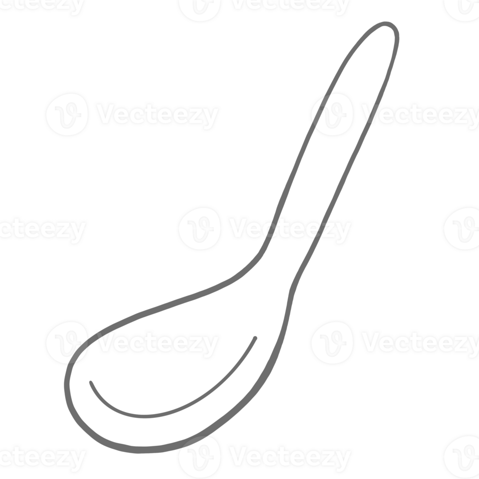 a spoon icon on a transparent background png