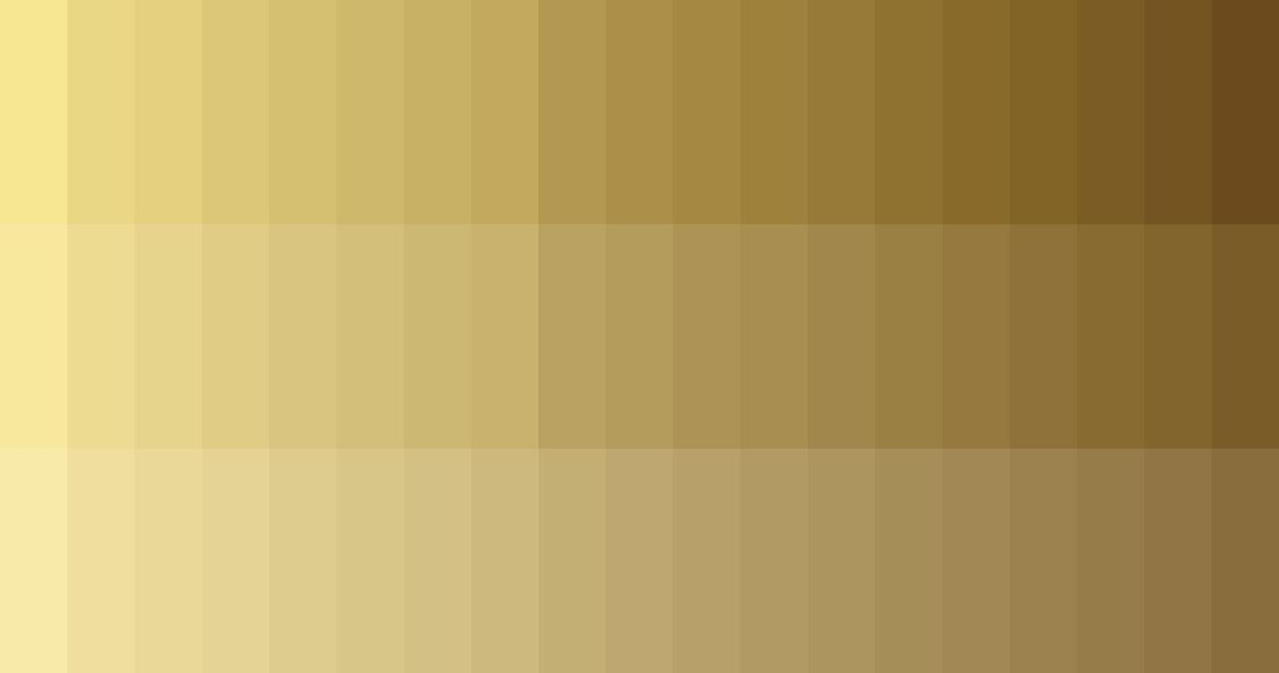 Desaturated Yellows Palette vector