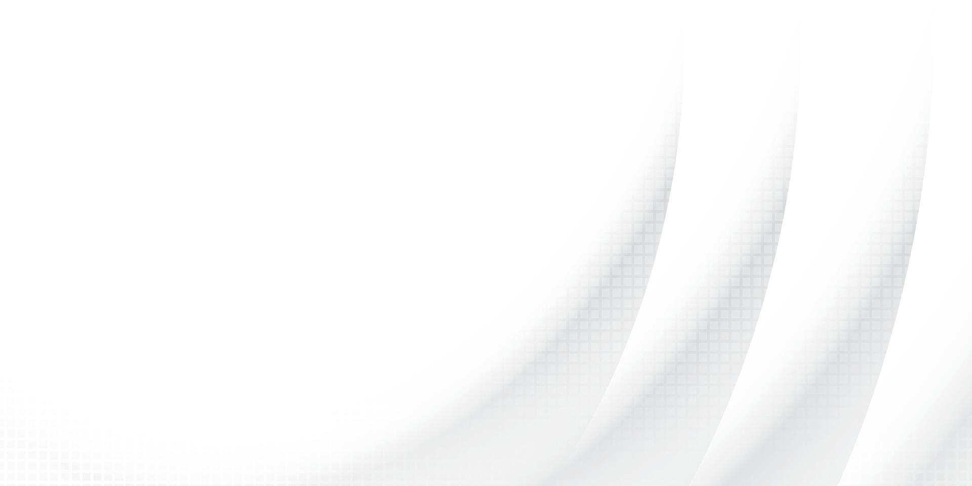 Abstract white and gray color, modern design stripes background with curve lines and net pattern. illustration. vector