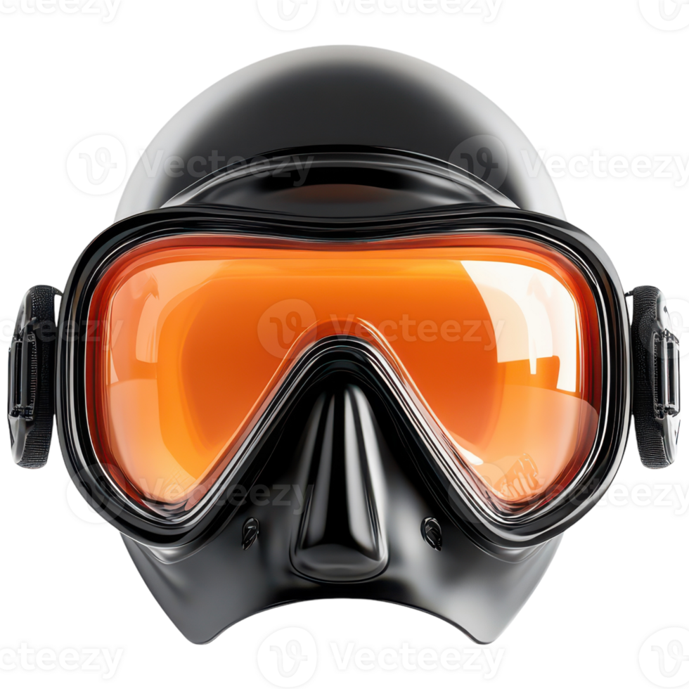 3D Diving Mask for Underwater Adventures Transparent Background. png