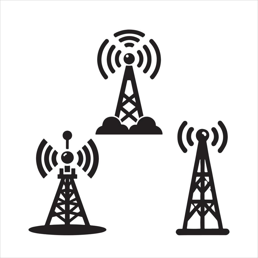 Phone Tower Signal illustration vector