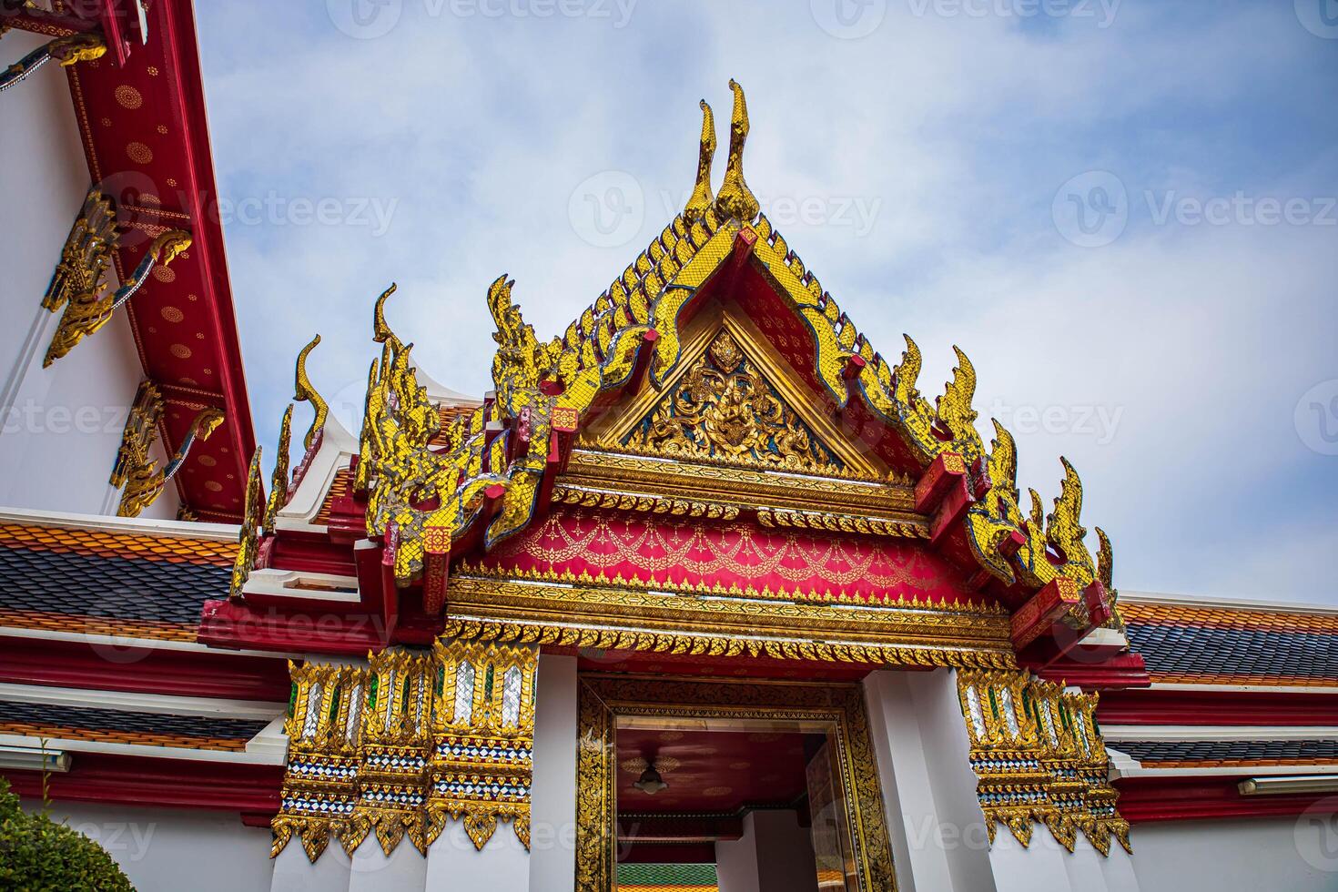 One of the oldest temples is the Wat Pho stupa. photo