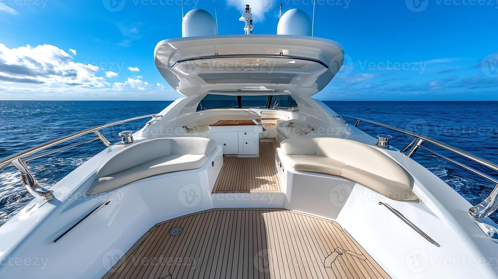 Spacious and Stylish Yacht Deck Offering Unmatched Ocean Views for Relaxation and Enjoyment photo