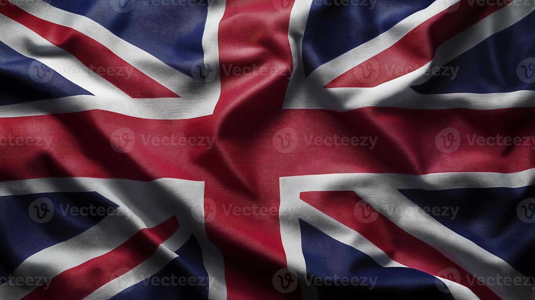 Union Jack flag representing British heritage and unity with iconic red white and blue design photo