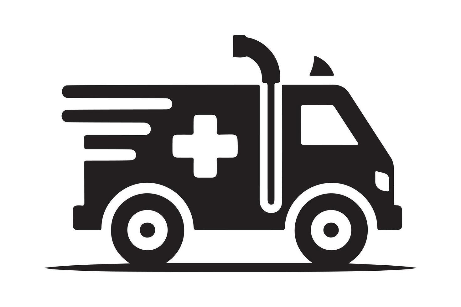 Elegant Black Truck Silhouette for Various Uses vector