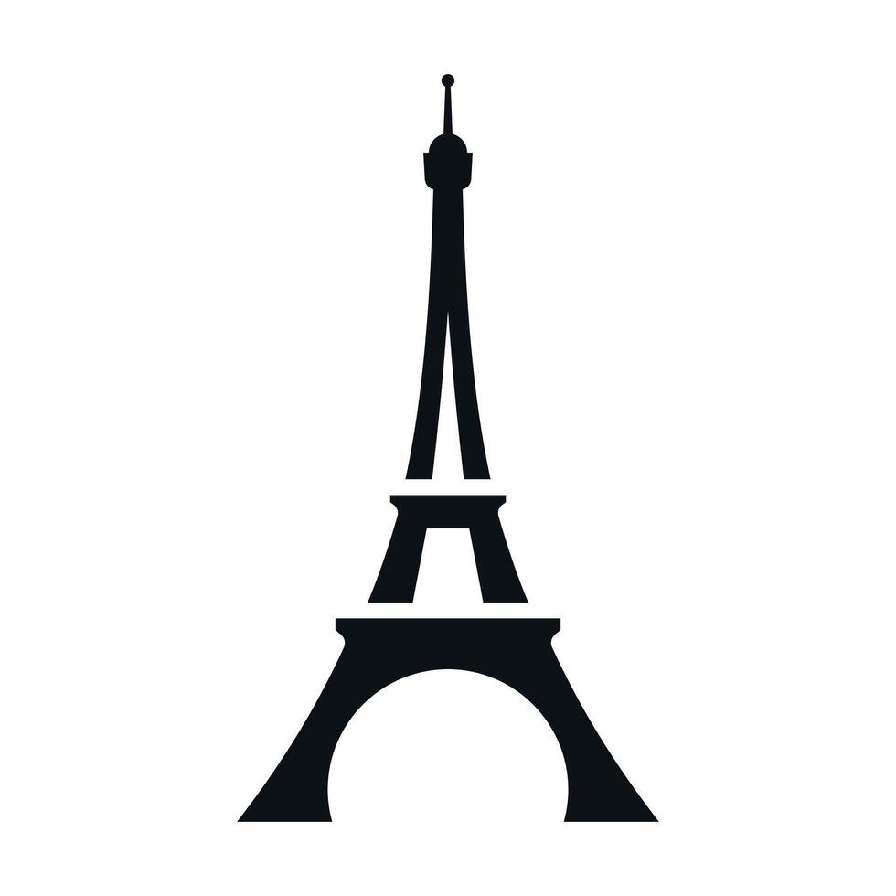 Eiffel Tower Silhouette vector