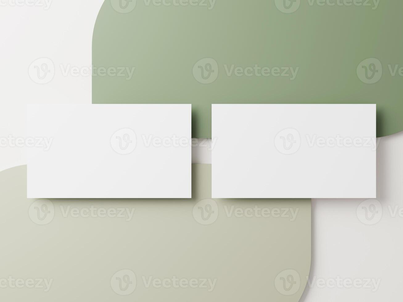 Modern Business Card Presentation Mockup photo