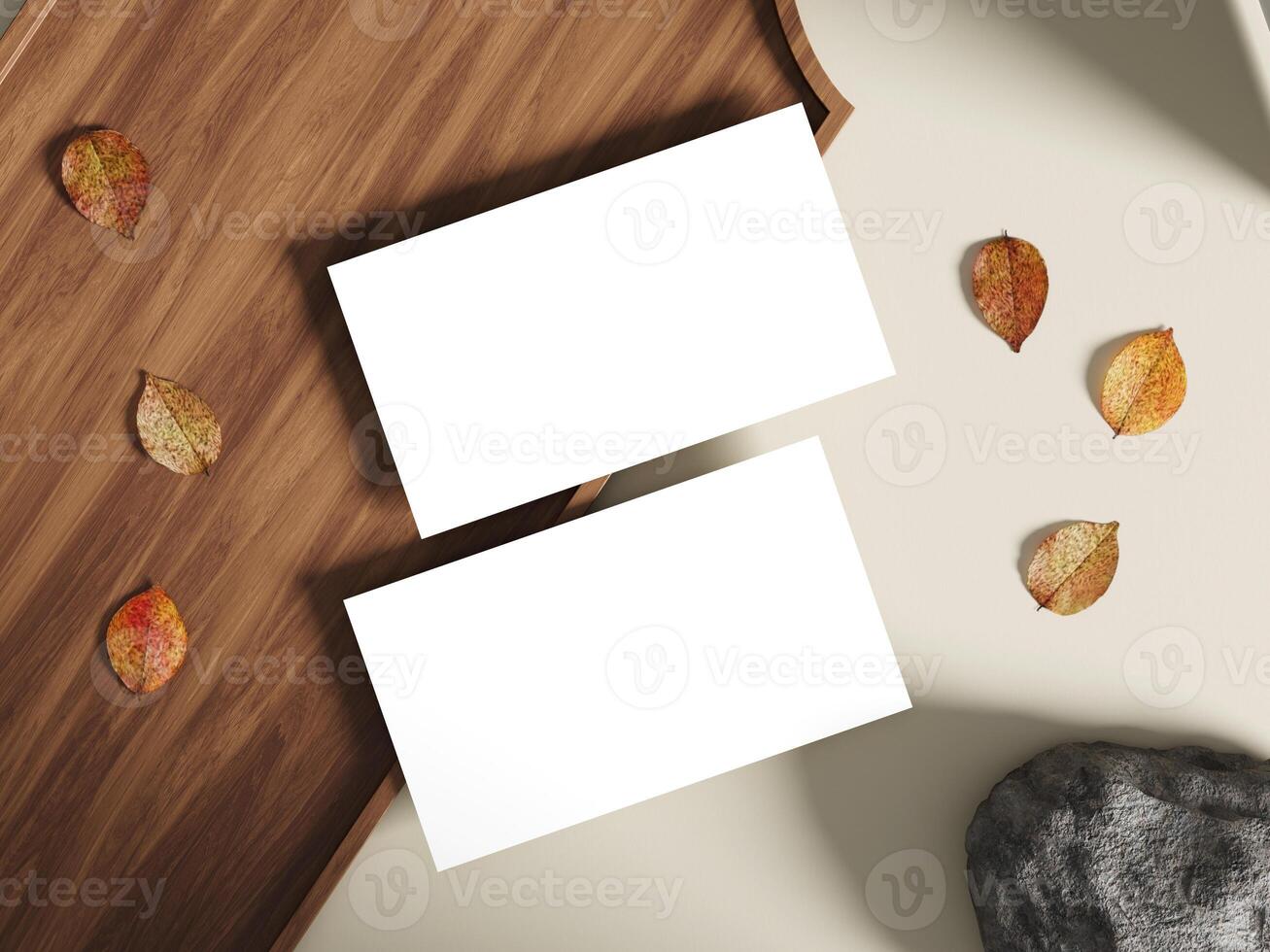 Clean and Professional Business Card Showcase photo