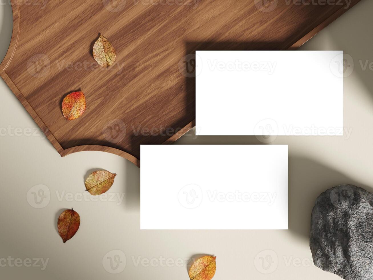 Elegant Business Card Template Mockup photo