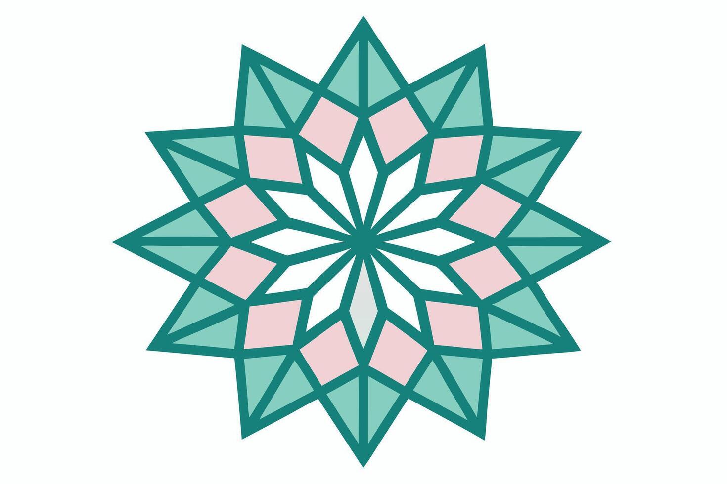 Star Design with Triangular Pattern 55221513 Vector Art at Vecteezy