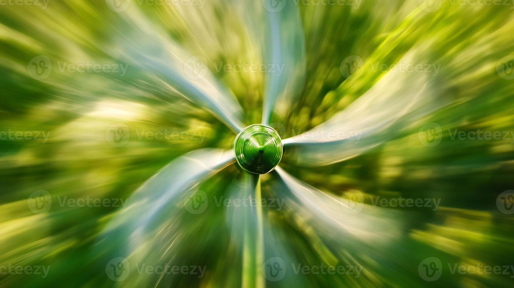 Vibrant Green Vortex Conceptual Image with Nature Inspired Dynamic Energy photo