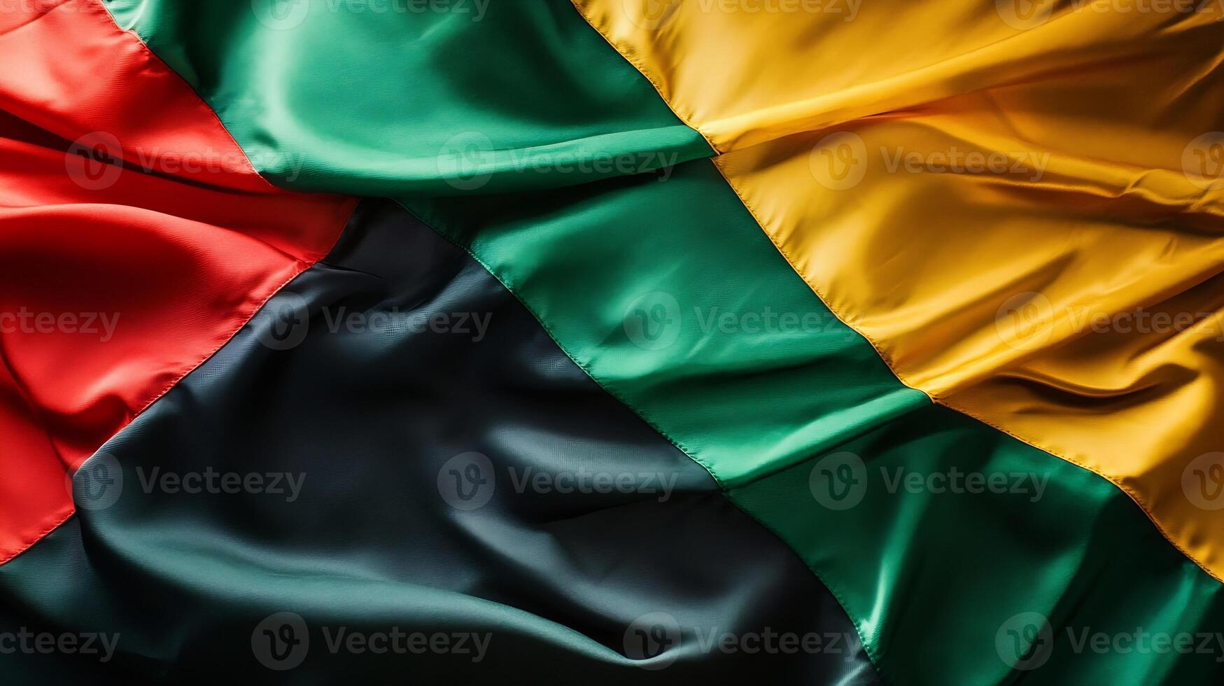 Vivid Closeup of Colorful Fabric Texture with Red Green Yellow Palette for Textile Design and Fashion Inspiration photo