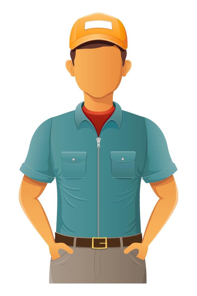 young man is handsome modern and promising illustration vector