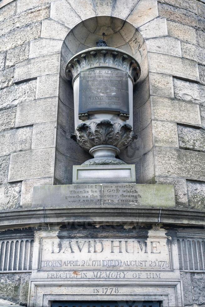 David Hume Tomb - Edinburgh, UK photo
