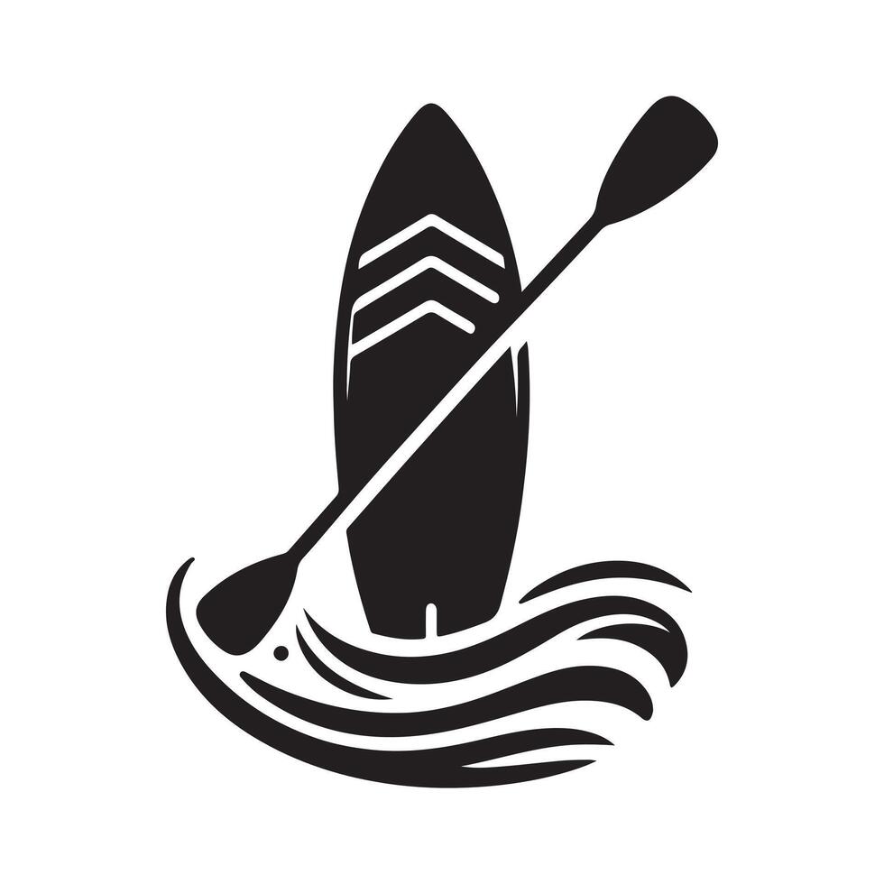 Paddleboard Silhouette Vectors Graphics for Unique Creations