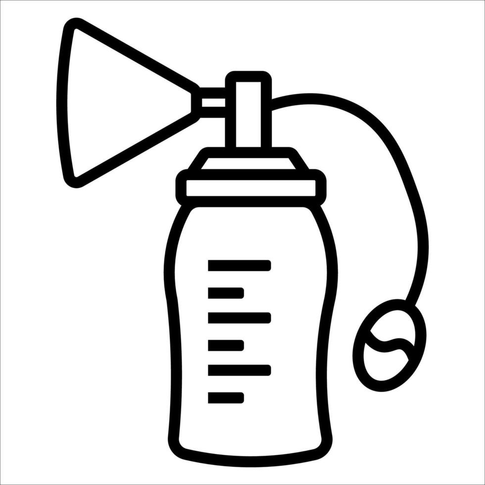 breast pump icon illustration symbol vector