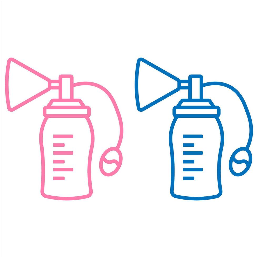breast pump icon illustration vector