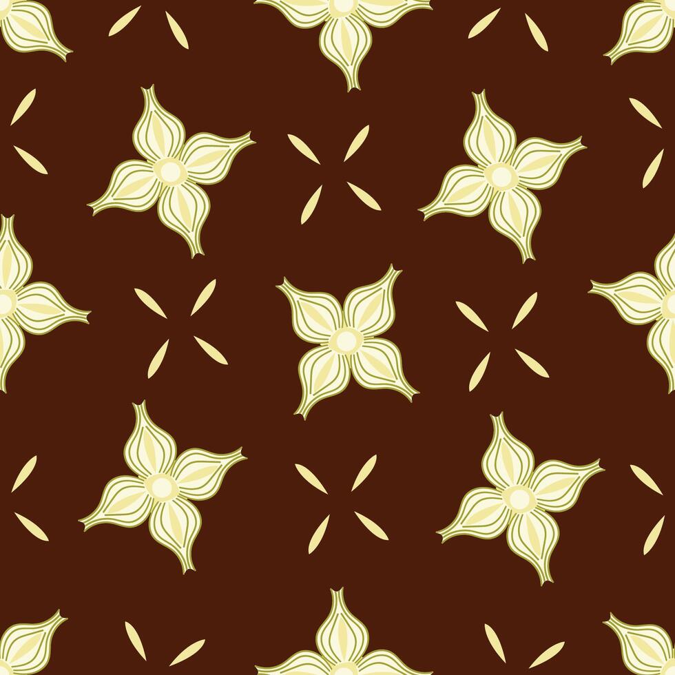 flower pattern abstract background vector
