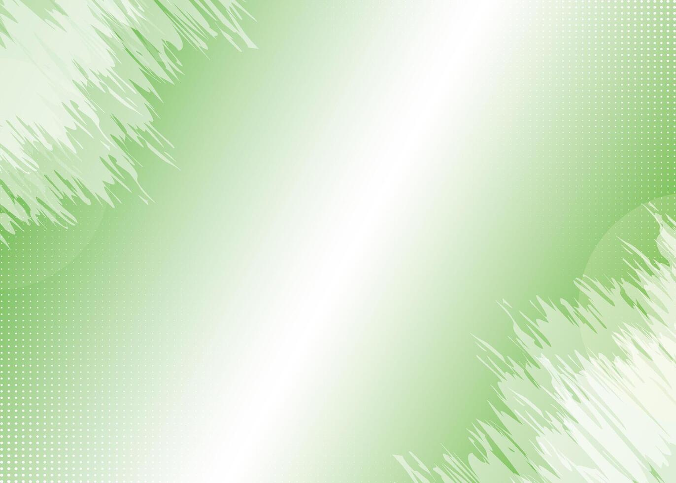 Green background with white texture and gradient effect vector