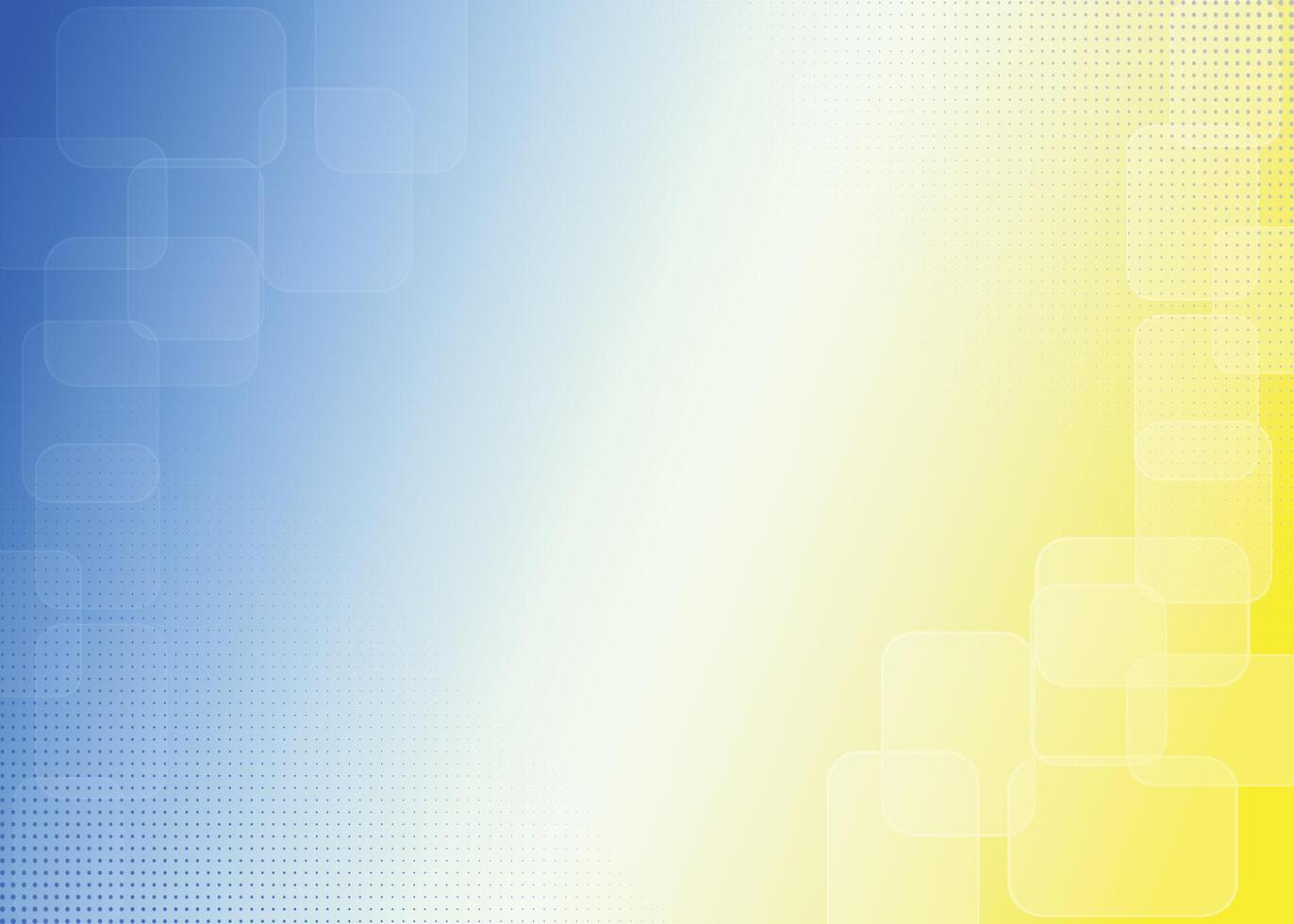 Blue and yellow background design with texture and elements vector