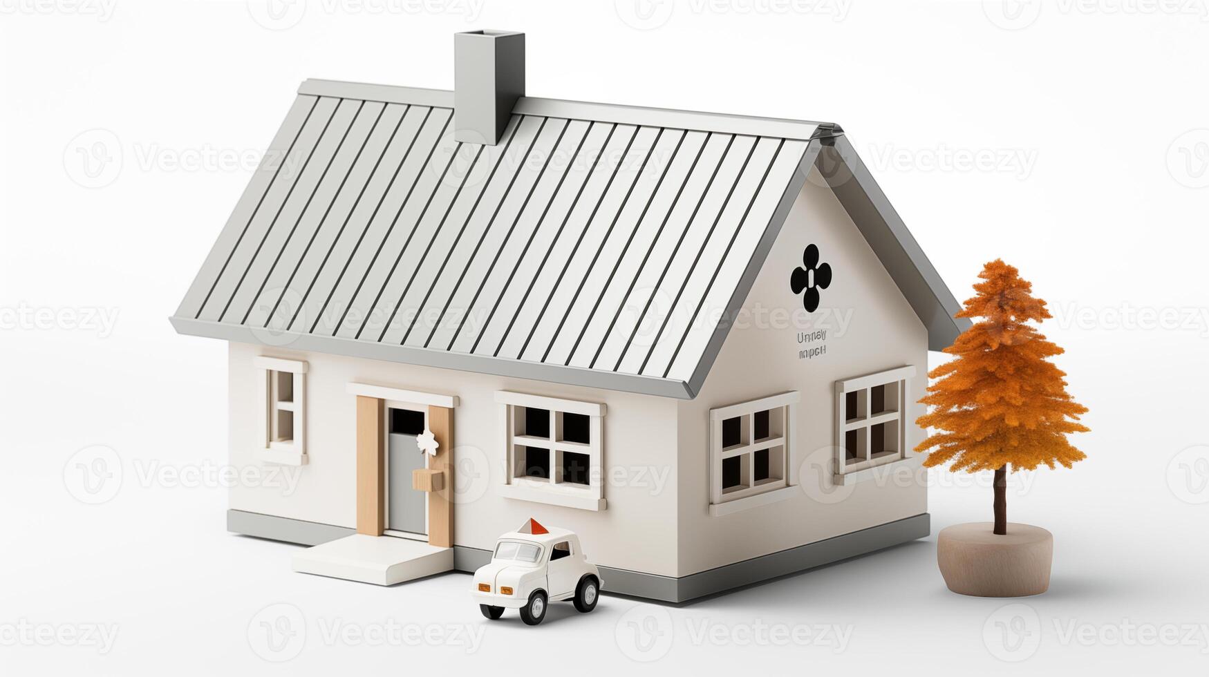 Virtual property model with realistic textures and designs photo