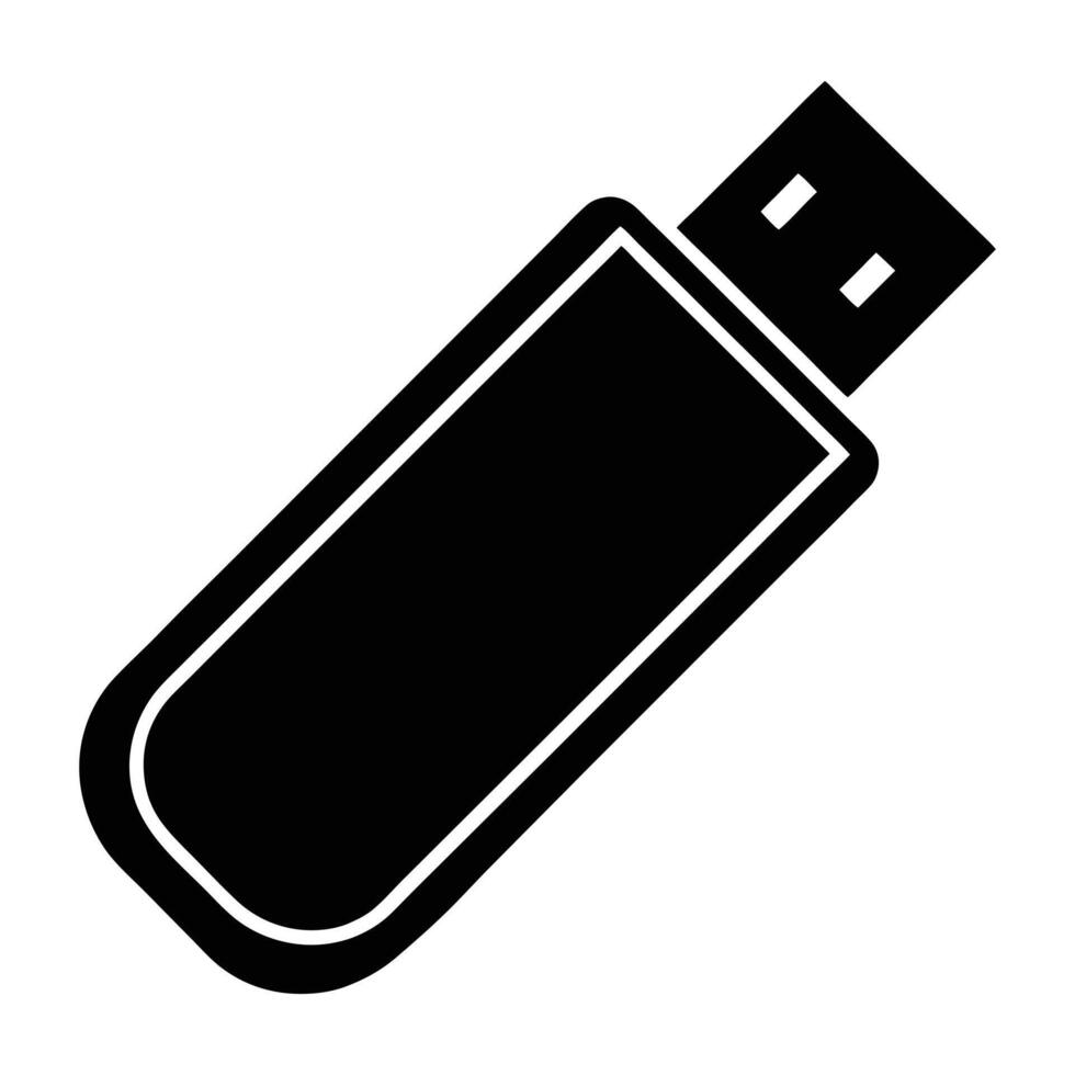 USB flash drive icon illustration vector