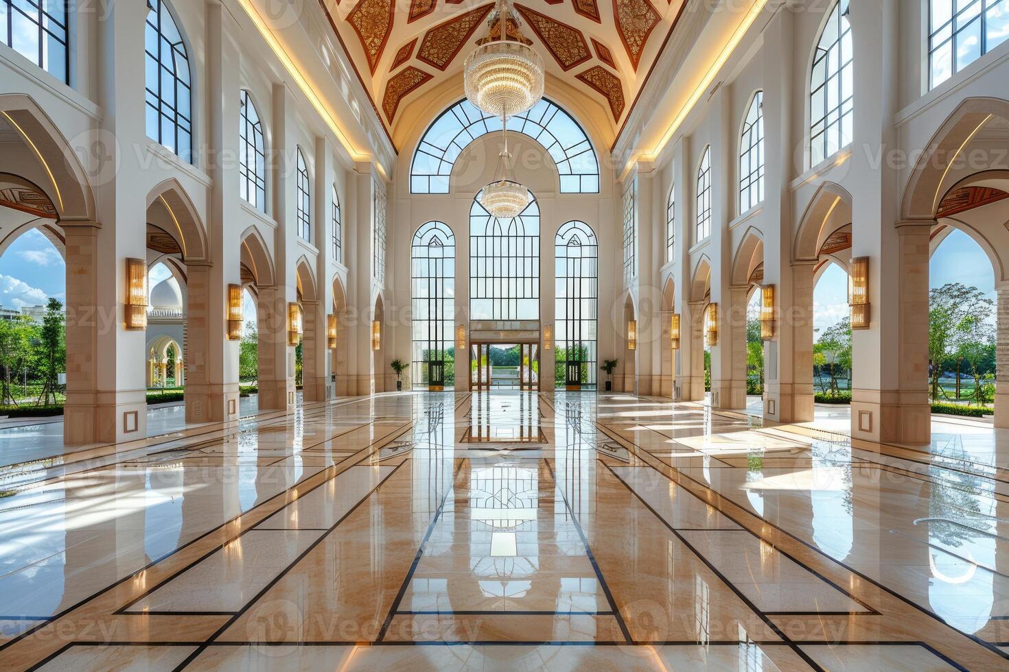 The grand ballroom at the grand hotel in china photo