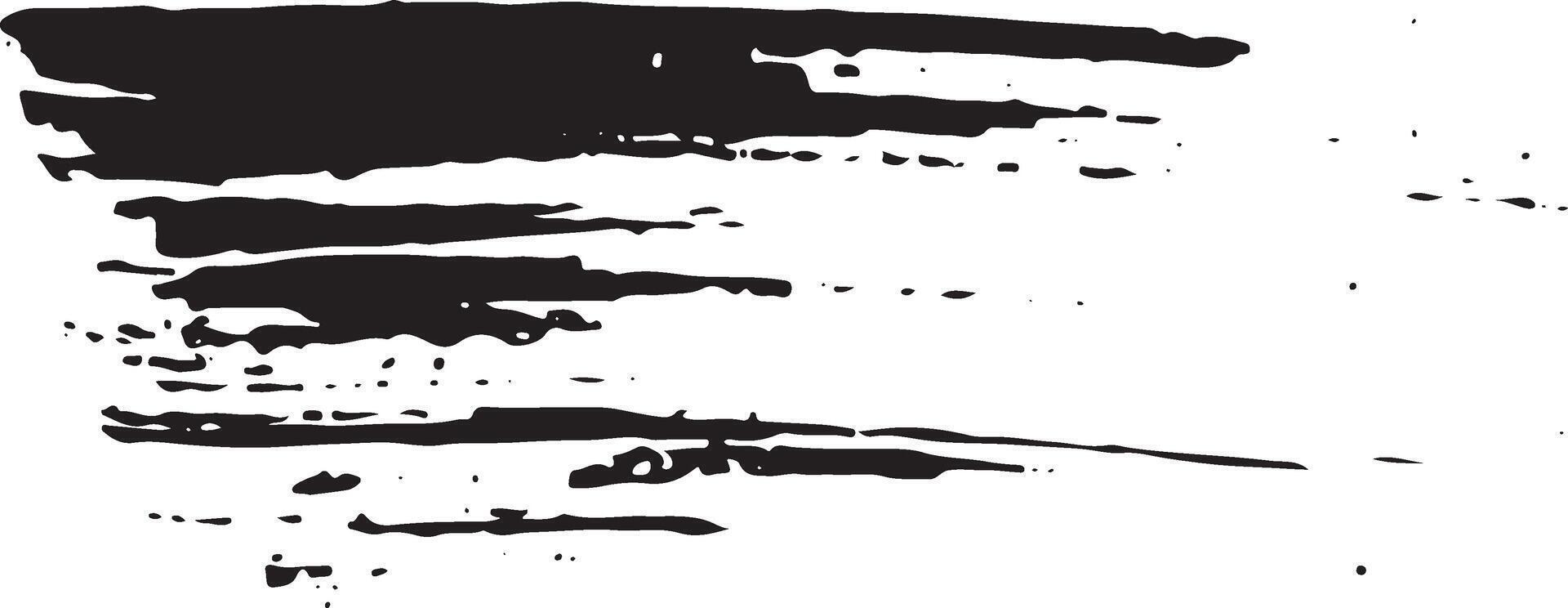 chaotic different strokes of chaotic lines and spots folded into one stroke, for a variety of designs vector
